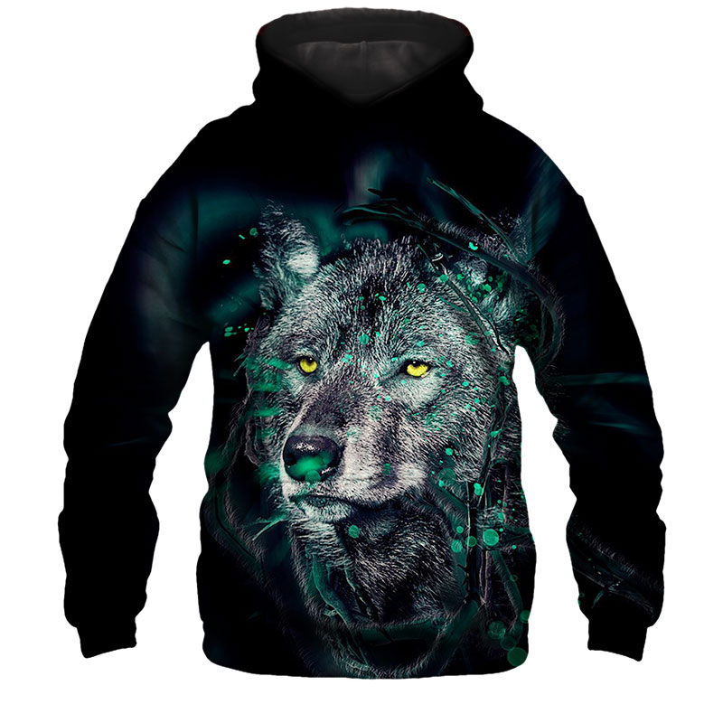 lone wolf hoodie